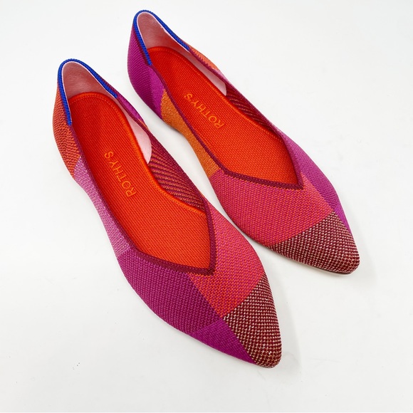 Rothy's Shoes - Rothy's Metallic Pomegranate Point Rare Limited Edition 8.5